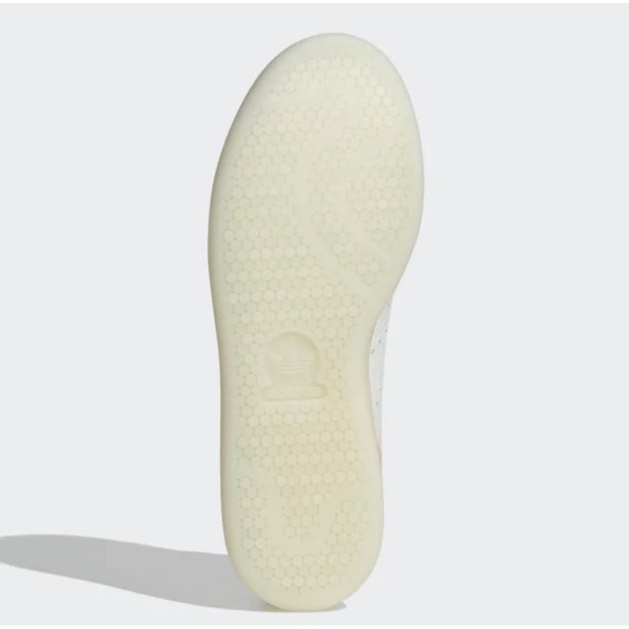 Adidas Stan Smith PrimeBlue Cyrstle White/ Acid Orange NIB SZ 9 - Picture 8 of 14